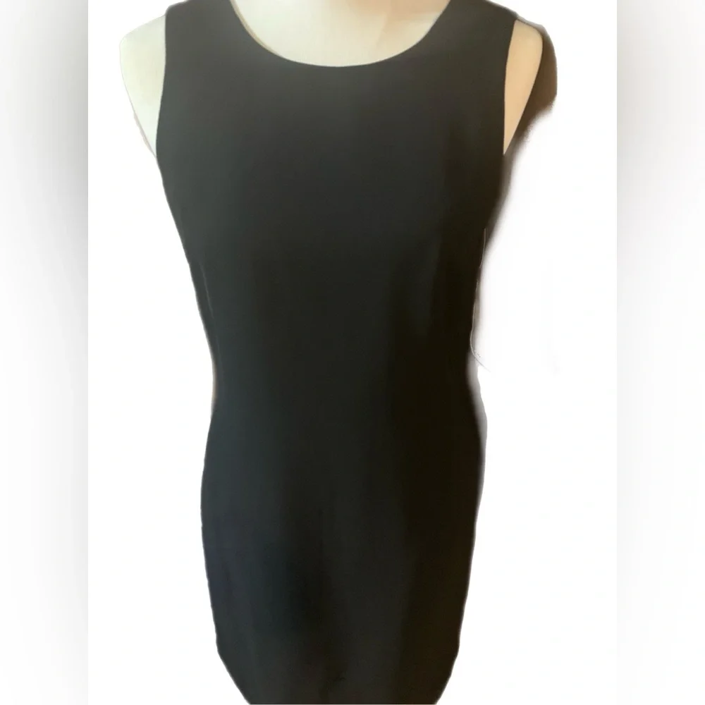 NWT S.L. fashions rhinestone studded zipper sheath dress‎ - Picture 9 of 12